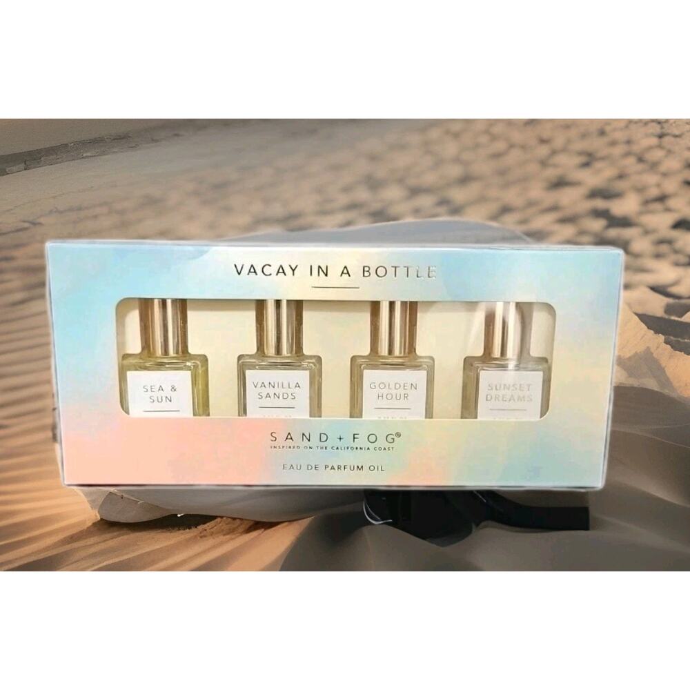 Sand And Fog Vacay In A Bottle Perfum Oil Set Collection Eau De Parfum Oil